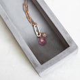 Load image into Gallery viewer, Rose Gold Diamond Itsy Sun Charm
