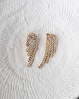 14 Karat Five Drop Diamond Bezel Earring