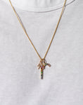 Load image into Gallery viewer, 14 Karat Gold and Multi Gemstone Rainbow Charm
