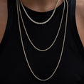 Load image into Gallery viewer, All The Way Diamond Yellow Gold 6.00cts Long 30" Tennis Necklace
