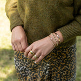 14 Karat Gold Curb Link Diamond Bracelet
