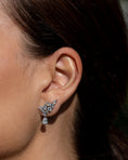 Load image into Gallery viewer, White Gold and Diamond Fancy shape earrings
