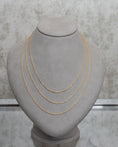 Load image into Gallery viewer, 14 Karat Solid Gold 1.5mm Rope Chain Necklace
