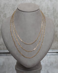 Load image into Gallery viewer, 14 Karat Yellow Gold Solid Itsy Paperclip Chain
