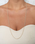 Load image into Gallery viewer, All The Way Diamond Yellow Gold 6.00cts Long 30" Tennis Necklace
