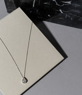Pave Diamond Slide Large Pear Necklace