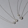 Load image into Gallery viewer, Diamond Circle Cluster Slide Necklace
