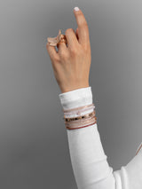 Rose Gold Fluttering Butterfly Ring