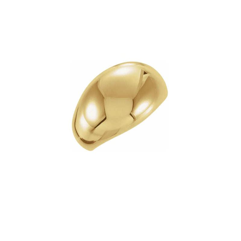 14 Karat Gold Dome 14mm Ring