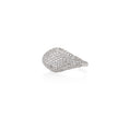 Load image into Gallery viewer, 14 Karat White Gold and Diamond Signet Ring
