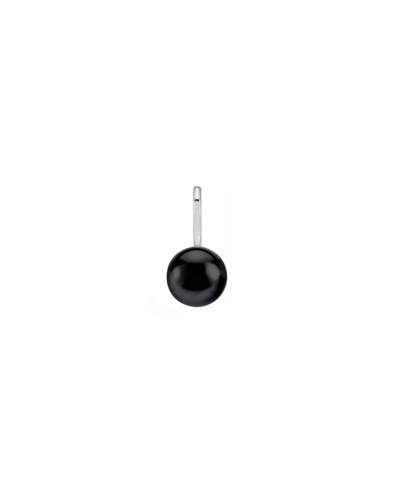 14 Karat Black Cultured Pearl Slide Charm